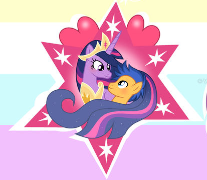 Size: 413x359 | Tagged: safe, artist:velveagicsentryyt, ponerpics import, ponybooru import, flash sentry, twilight sparkle, twilight sparkle (alicorn), alicorn, pegasus, pony, the last problem, female, flashlight, image, male, mare, older, older twilight, png, shipping, stallion, straight