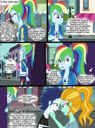 Size: 413x552 | Tagged: safe, artist:ilaria122, ponerpics import, ponybooru import, lightning dust, rainbow dash, soarin', human, comic:a mysterious rival, equestria girls, comic, female, image, implied shipping, implied soarindash, implied straight, jpeg, male