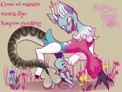 Size: 1440x1080 | Tagged: safe, artist:flower-black, derpibooru import, oc, oc:flower black, changeling, draconequus, disguise, disguised changeling, image, jpeg