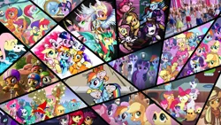 Size: 1920x1080 | Tagged: artist needed, safe, artist:harwick, artist:liaaqila, artist:zidanemina, derpibooru import, edit, angel bunny, apple bloom, applejack, babs seed, fluttershy, nightmare rarity, pinkie pie, rainbow dash, rarity, scootaloo, spike, sweetie belle, trixie, twilight sparkle, alicorn, dragon, earth pony, pegasus, pony, unicorn, double rainboom, fighting is magic, chip and dale rescue rangers, cutie mark crusaders, dungeons and dragons, female, filly, foal, image, jpeg, mane seven, mane six, pen and paper rpg, princess trixie sparkle, rpg, sailor moon (series), the legend of zelda, tron