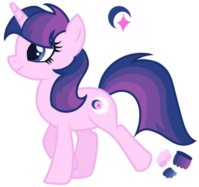 Size: 1280x1200 | Tagged: safe, artist:monochrome-sunsets, derpibooru import, oc, pony, unicorn, female, image, jpeg, mare, offspring, parent:flash sentry, parent:twilight sparkle, parents:flashlight, simple background, solo, white background