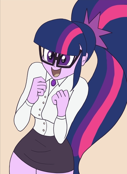 Size: 1325x1816 | Tagged: safe, alternate version, artist:peel_a_na, derpibooru import, sci-twi, twilight sparkle, human, equestria girls, g4, image, jpeg, simple background, solo