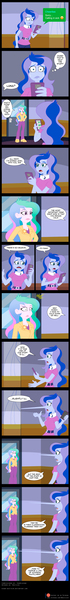 Size: 900x7721 | Tagged: safe, artist:niban-destikim, derpibooru import, princess celestia, princess luna, human, equestria girls, airplane!, female, g4, image, jpeg, principal celestia, vice principal luna