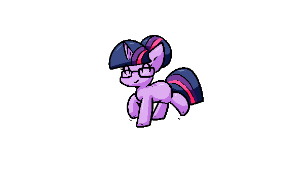 Size: 600x335 | Tagged: safe, artist:zutcha, derpibooru import, sci-twi, twilight sparkle, ponified, pony, unicorn, equestria girls, cute, daaaaaaaaaaaw, dancing, equestria girls ponified, eyes closed, female, g4, hair bun, image, mare, png, simple background, solo, standing on two hooves, twiabetes, unicorn sci-twi, white background