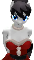 Size: 2160x3840 | Tagged: safe, artist:theebicduck, ponerpics import, oc, unofficial characters only, anthro, 3d, breasts, clothes, image, jpeg, looking at you
