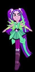 Size: 325x655 | Tagged: safe, artist:ajosterio, derpibooru import, aria blaze, equestria girls, boots, clothes, crystal guardian, high heel boots, image, png, shoes, solo