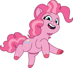 Size: 1011x938 | Tagged: safe, artist:prixy05, derpibooru import, pinkie pie, earth pony, pony, g5, my little pony: tell your tale, female, g4, g4 to g5, generation leap, image, mare, png, simple background, solo, transparent background, vector