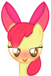 Size: 1531x2262 | Tagged: safe, artist:i'm derpy, derpibooru import, apple bloom, earth pony, pony, blushing, embarrassed, female, filly, foal, foalcon, g4, image, png, shadow, simple background, transparent background, underage, vulgar