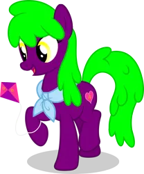 Size: 2000x2408 | Tagged: safe, artist:luckreza8, derpibooru import, oc, oc:rose love, earth pony, pony, derpibooru community collaboration, 2024 community collab, earth pony oc, female, happy, heart, image, inkscape, kites, playing kites, png, simple background, vector