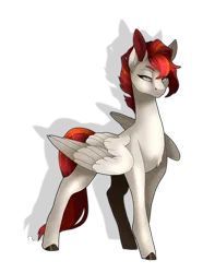 Size: 1101x1481 | Tagged: safe, artist:taiga-blackfield, derpibooru import, oc, unofficial characters only, pegasus, pony, image, pegasus oc, png, solo, wings