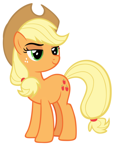 Size: 7281x9232 | Tagged: safe, artist:andoanimalia, derpibooru import, applejack, earth pony, going to seed, female, image, png, simple background, smug, solo, solo female, transparent background, vector