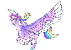 Size: 3541x2507 | Tagged: safe, artist:kitschykricket, derpibooru import, oc, oc:hyperpop, pegasus, pony, colored wings, female, image, mare, png, simple background, solo, transparent background, two toned wings, wings