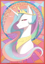 Size: 2000x2800 | Tagged: safe, artist:jijizi, derpibooru import, princess celestia, pony, equestria at war mod, bust, image, png, portrait