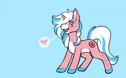 Size: 800x500 | Tagged: safe, artist:diurnalcritters, derpibooru import, oc, oc:donut sprinkle, unofficial characters only, pony, unicorn, blue background, image, male, png, simple background, solo, stallion