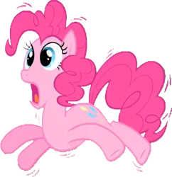 Size: 957x990 | Tagged: safe, derpibooru import, edit, edited screencap, editor:homersimpson1983, screencap, pinkie pie, earth pony, pony, female, image, not a vector, png, shaking, simple background, solo, transparent background