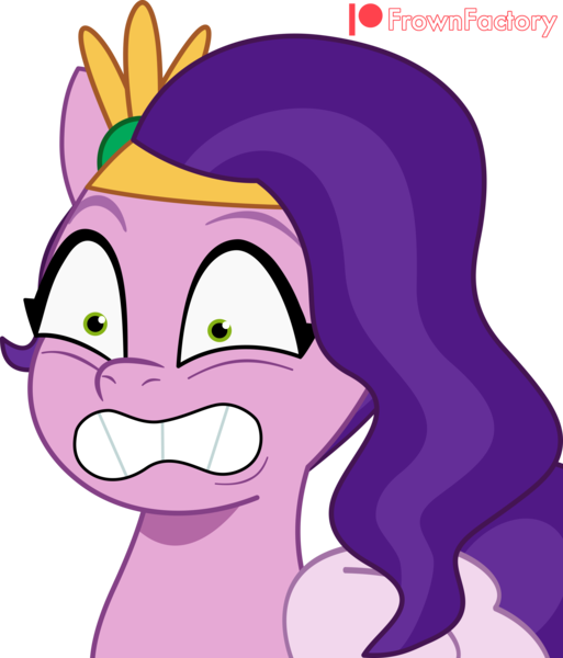 Size: 3000x3508 | Tagged: safe, artist:frownfactory, derpibooru import, pipp petals, pegasus, pony, g5, my little pony: tell your tale, female, image, jewelry, mare, png, shocked, shocked expression, simple background, tiara, transparent background, vector