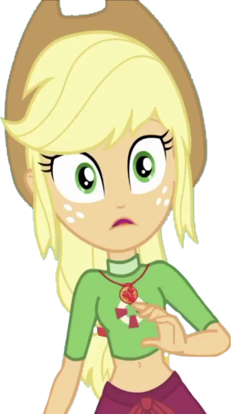 Size: 1410x2520 | Tagged: safe, derpibooru import, edit, edited screencap, editor:homersimpson1983, screencap, applejack, human, equestria girls, applejack's hat, background removed, clothes, cowboy hat, female, freckles, geode of super strength, hat, image, magical geodes, not a vector, png, solo, swimsuit