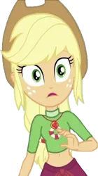 Size: 1410x2520 | Tagged: safe, derpibooru import, edit, edited screencap, editor:homersimpson1983, screencap, applejack, human, equestria girls, applejack's hat, background removed, clothes, cowboy hat, female, freckles, geode of super strength, hat, image, magical geodes, not a vector, png, solo, swimsuit