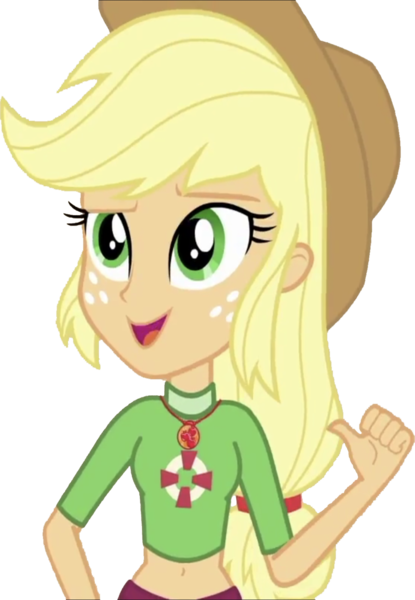 Size: 1745x2520 | Tagged: safe, derpibooru import, edit, edited screencap, editor:homersimpson1983, screencap, applejack, human, equestria girls, applejack's hat, background removed, clothes, cowboy hat, female, freckles, geode of super strength, hat, image, magical geodes, not a vector, png, solo, swimsuit