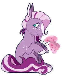 Size: 1459x1750 | Tagged: safe, artist:goatpaste, derpibooru import, wysteria, earth pony, pony, g3, alternate design, image, png, simple background, solo, white background, wisteria