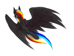 Size: 2000x1500 | Tagged: safe, artist:darky_wings, derpibooru import, oc, oc:darky wings, unofficial characters only, pegasus, pony, derpibooru community collaboration, 2024 community collab, female, image, minimalist, modern art, png, simple background, solo, solo female, transparent background