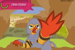 Size: 3000x2000 | Tagged: safe, artist:age3rcm, oc, hippogriff, hippogriff oc, image, png, rock, vector