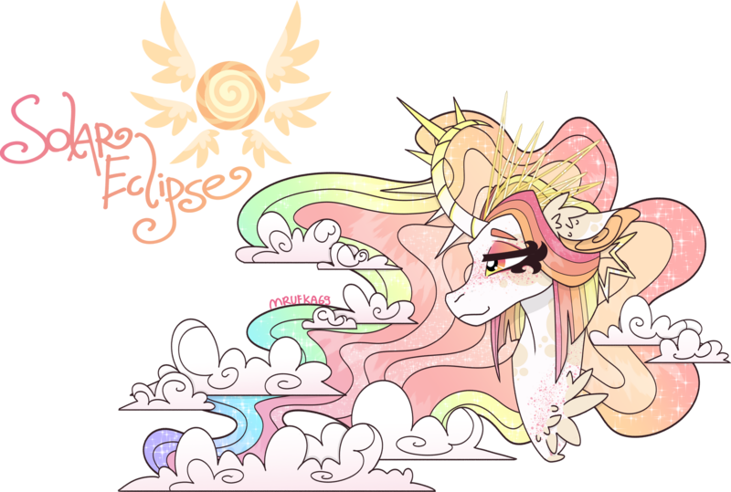 Size: 1920x1294 | Tagged: safe, artist:mrufka69, derpibooru import, oc, oc:solar eclipse, pony, bust, curved horn, female, horn, image, mare, png, portrait, simple background, solo, transparent background