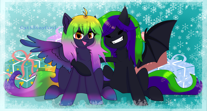 Size: 4000x2144 | Tagged: safe, artist:cattstaycool, derpibooru import, oc, unofficial characters only, image, png
