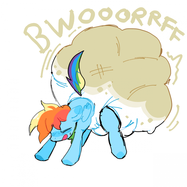 Size: 1920x1920 | Tagged: questionable, artist:badartfarts, derpibooru import, rainbow dash, pegasus, pony, diaper, diaper fetish, eyes closed, fetish, hypermess, image, impossibly large diaper, messing, messy diaper, non-baby in diaper, open mouth, png, poop, pooping, pooping in diaper, poopy diaper, scat, solo, sweat, sweatdrops