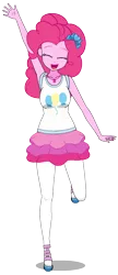 Size: 593x1372 | Tagged: safe, artist:edy_january, derpibooru import, pinkie pie, human, equestria girls, equestria girls series, free to use, g4, geode of sugar bombs, humanized, image, kisekae, magical geodes, png, simple background, solo, transparent background, vector