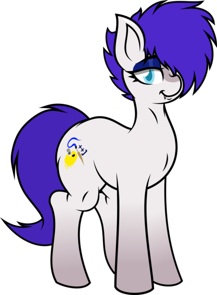 Size: 885x1200 | Tagged: safe, artist:isaac_pony, derpibooru import, oc, oc:isaac pony, unofficial characters only, earth pony, pony, derpibooru community collaboration, 2024 community collab, cutie mark, derpibooru exclusive, earth pony oc, femboy, image, looking at you, makeup, male, png, simple background, solo, transparent background