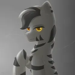 Size: 2500x2500 | Tagged: safe, artist:divori, derpibooru import, oc, oc:star nova, unofficial characters only, hybrid, pony, zebra, zony, chest fluff, glow, glowing eyes, image, looking at you, male, png, simple background, stallion, tattoo, zebra oc, zony oc