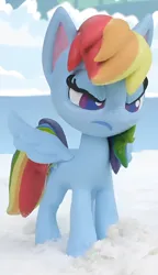 Size: 872x1512 | Tagged: safe, derpibooru import, edit, edited screencap, screencap, rainbow dash, pony, my little pony: pony life, my little pony: stop motion short, angry, cropped, cute, image, png