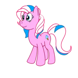 Size: 894x894 | Tagged: safe, artist:omegaridersangou, derpibooru import, g3, cotton candy, female, g3 to g4, g4, generation leap, image, png, simple background, solo, transparent background