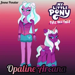 Size: 1920x1920 | Tagged: safe, artist:jenna56, derpibooru import, equestria girls, g5, my little pony: tell your tale, equestria girls-ified, female, image, jpeg, opaline arcana, solo