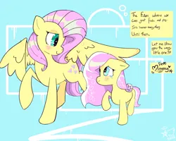 Size: 2500x2000 | Tagged: safe, artist:duckchip, derpibooru import, fluttershy, oc, oc:silky shine, abstract background, christmas, daughter, duo, duo female, female, fluttermom, holiday, image, looking at each other, looking at someone, milf, mother, mother and child, mother and daughter, offspring, parent:fluttershy, png, sparkles, spread wings, teary eyes, wingding eyes, wings