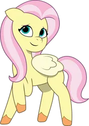 Size: 950x1343 | Tagged: safe, artist:prixy05, derpibooru import, fluttershy, pegasus, pony, g5, my little pony: tell your tale, female, g4, g4 to g5, generation leap, image, mare, png, simple background, solo, transparent background, vector