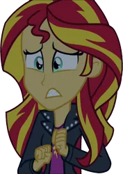 Size: 1781x2520 | Tagged: safe, derpibooru import, edit, edited screencap, editor:homersimpson1983, screencap, sunset shimmer, human, equestria girls, background removed, female, image, not a vector, png, solo, worried