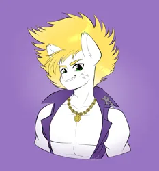 Size: 3060x3285 | Tagged: safe, artist:tomi_ouo, derpibooru import, oc, oc:alabastor amril, anthro, earth pony, agent alabastor amril, bust, image, jewelry, male, muscles, muscular male, necklace, png, solo