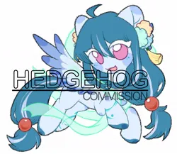 Size: 1150x1000 | Tagged: safe, artist:hedgehog29271, derpibooru import, oc, unofficial characters only, pegasus, pony, colored wings, female, hair accessory, image, jpeg, mare, simple background, solo, tassels, watermark, white background, wings