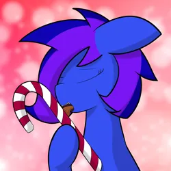 Size: 2880x2880 | Tagged: suggestive, artist:japkozjad, derpibooru import, oc, oc:nightstaroc, bat pony, bat pony oc, bat wings, candy, candy cane, eyes closed, fangs, food, holding, image, licking, png, tongue out, wings