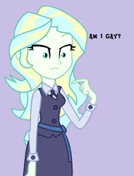 Size: 608x799 | Tagged: safe, artist:robertsonskywa1, derpibooru import, equestria girls, asking, clothes, diana cavendish, equestria girls-ified, female, gray background, image, lesbian, little witch academia, photo, png, question, school uniform, simple background, solo, text