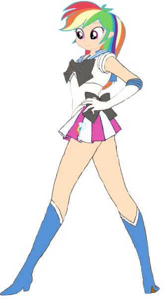 Size: 1024x1860 | Tagged: safe, artist:homersimpson1983, derpibooru import, rainbow dash, equestria girls, 1000 hours in ms paint, image, png, sailor moon, solo