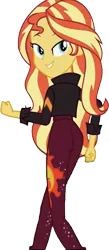 Size: 1101x2520 | Tagged: safe, derpibooru import, edit, edited screencap, editor:homersimpson1983, screencap, sunset shimmer, human, equestria girls, background removed, female, image, not a vector, png, pose, solo