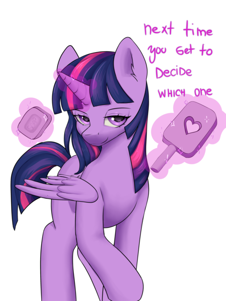 Size: 3000x4000 | Tagged: safe, artist:dumbwoofer, derpibooru import, twilight sparkle, twilight sparkle (alicorn), alicorn, pony, ear fluff, female, image, looking at you, magic, magic aura, mare, paddle, png, simple background, soap, solo, telekinesis, text, transparent background