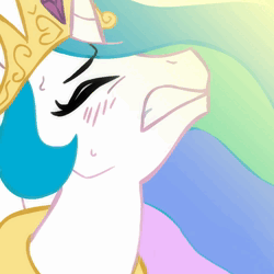 Size: 948x948 | Tagged: suggestive, ai content, artist:megasweet, derpibooru import, edit, machine learning assisted, sound edit, princess celestia, alicorn, pony, ambatubus, animated, blushing, crown, dreamybull, eyes closed, female, g4, gritted teeth, i came, image, implied orgasm, jewelry, mare, reaction image, regalia, rvc, solo, sound only, sweat, sweatdrops, teeth, webm