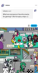 Size: 1163x2201 | Tagged: safe, artist:ask-luciavampire, derpibooru import, oc, changeling, earth pony, pegasus, pony, undead, unicorn, vampire, vampony, werewolf, zebra, ask, image, png, tumblr, video game