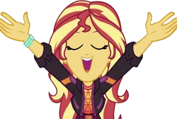 Size: 3740x2520 | Tagged: safe, derpibooru import, edit, edited screencap, editor:homersimpson1983, screencap, sunset shimmer, human, equestria girls, background removed, female, image, not a vector, png, solo