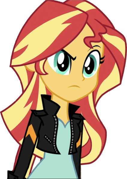 Size: 1779x2520 | Tagged: safe, derpibooru import, edit, edited screencap, editor:homersimpson1983, screencap, sunset shimmer, human, equestria girls, background removed, female, image, not a vector, png, solo, sunset shimmer is not amused, unamused
