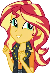 Size: 1737x2520 | Tagged: safe, derpibooru import, edit, edited screencap, editor:homersimpson1983, screencap, sunset shimmer, human, equestria girls, background removed, female, geode of empathy, image, magical geodes, not a vector, png, simple background, smiling, solo, transparent background